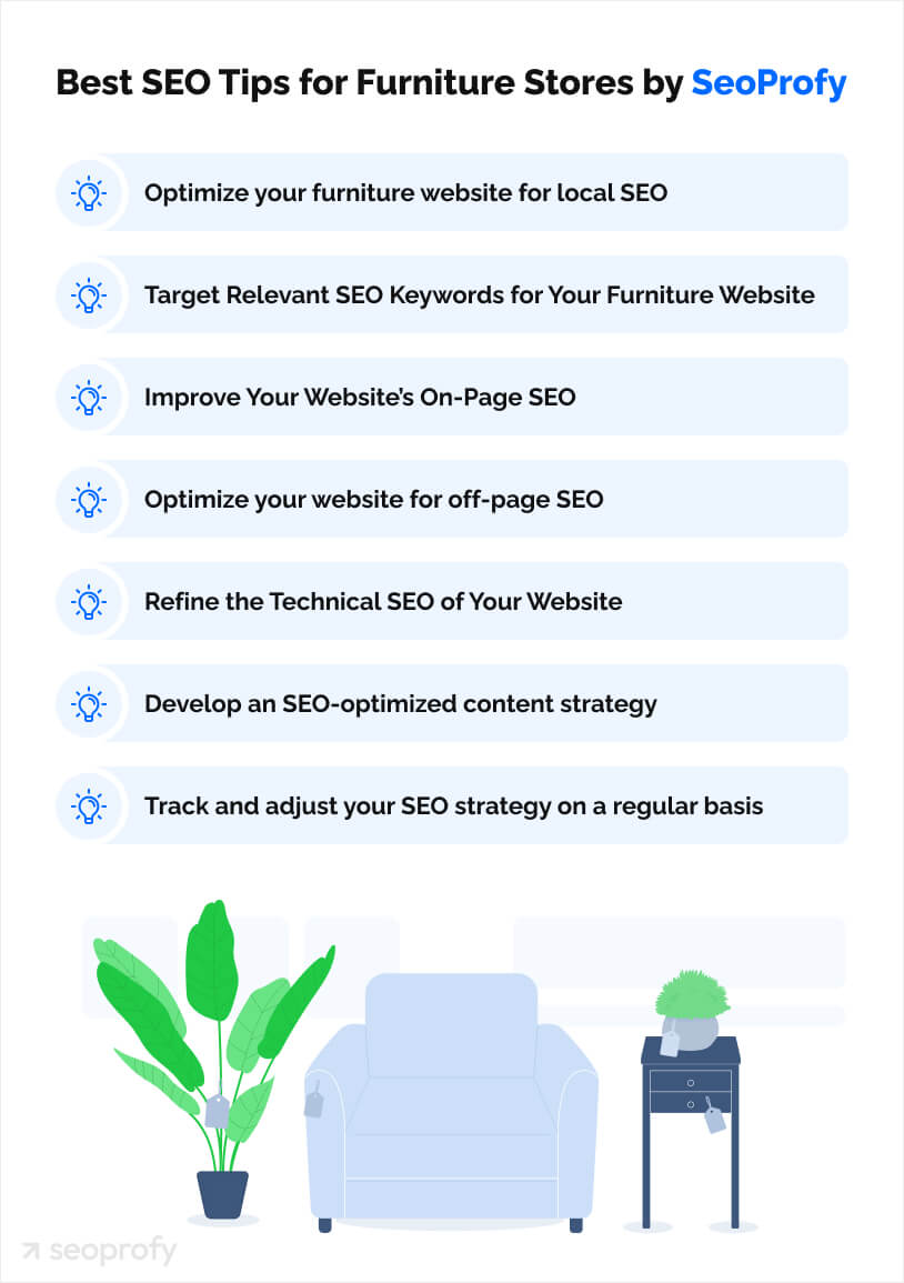 Best SEO tips for furniture stores