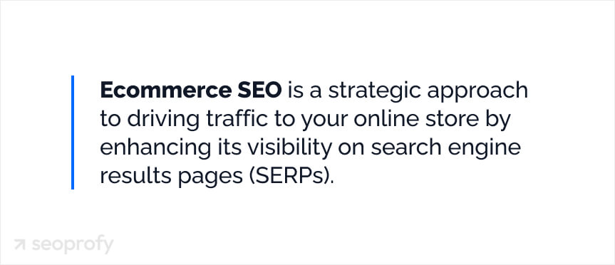 What Is Ecommerce SEO