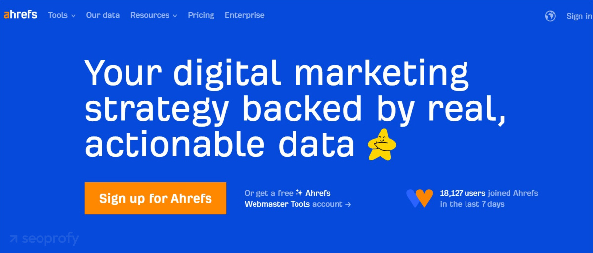 Ahrefs SEO tool