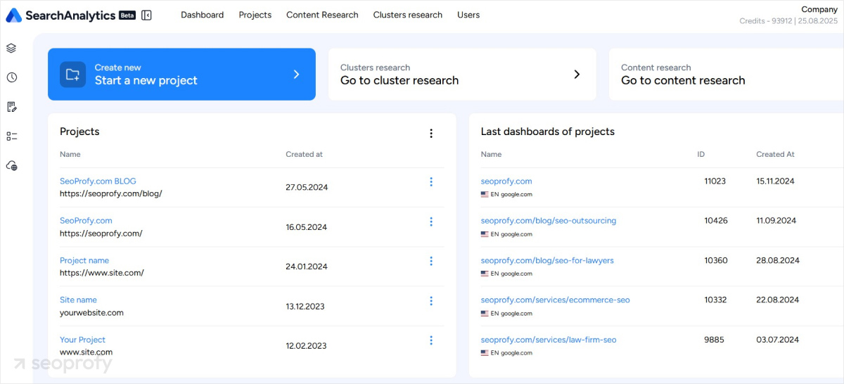 SearchAnalytics.ai Key Features