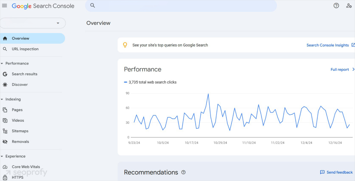 Google Search Console Key Features