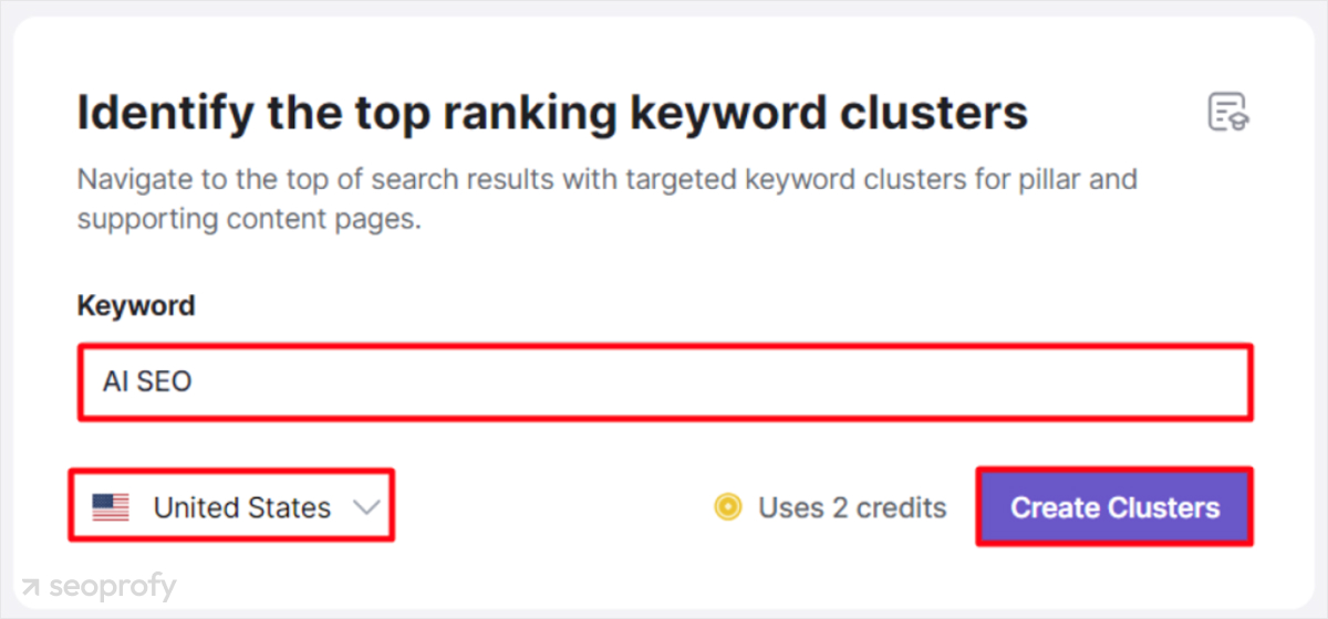 Find the Top-Ranking Keyword Clusters