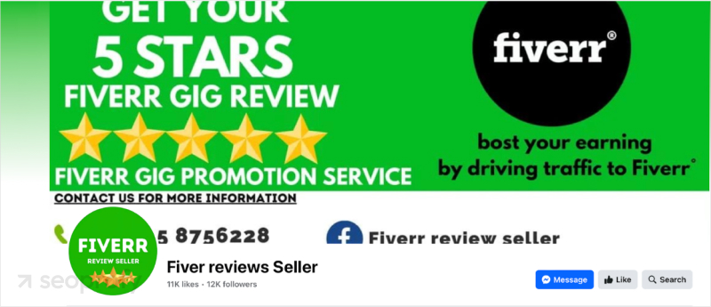 Reviews on Fiverr