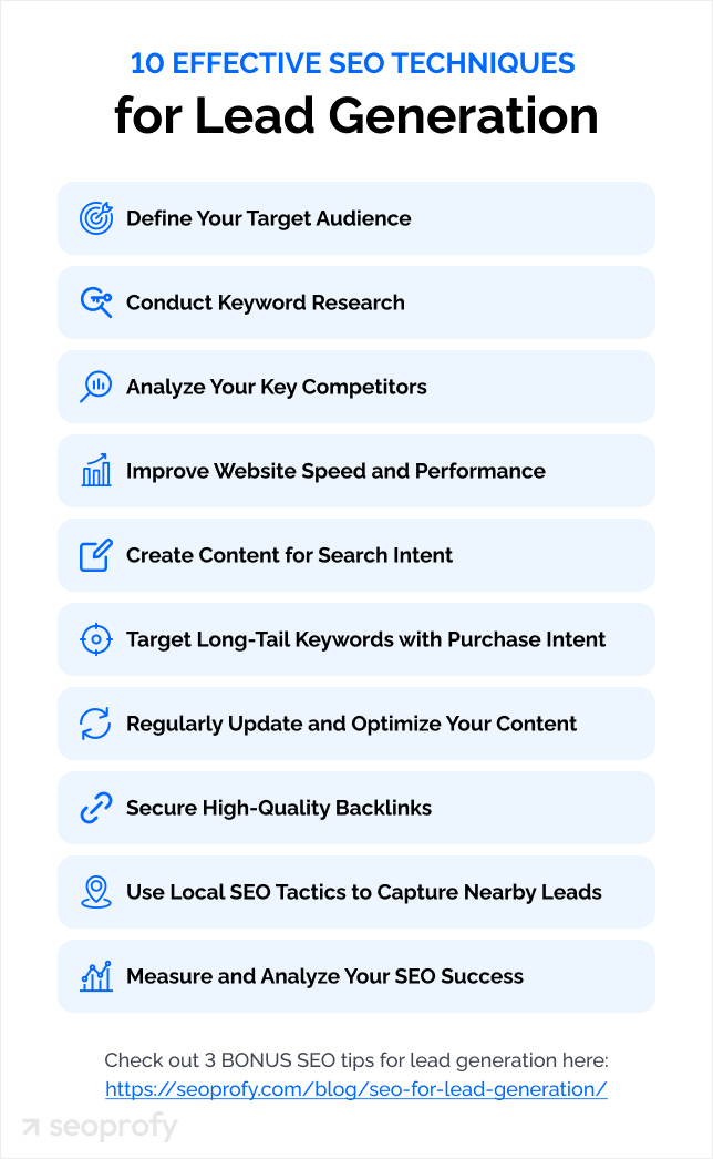 Effective SEO Techniques for Lead Generation