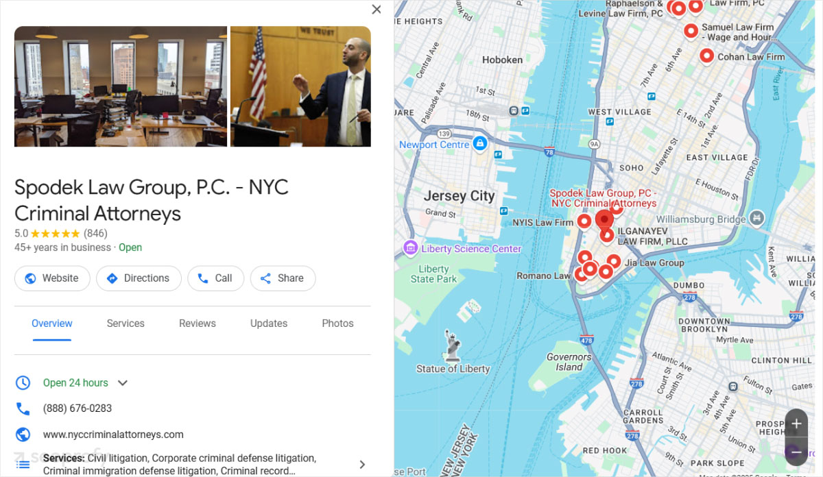 Google Business Profile for Lawyers