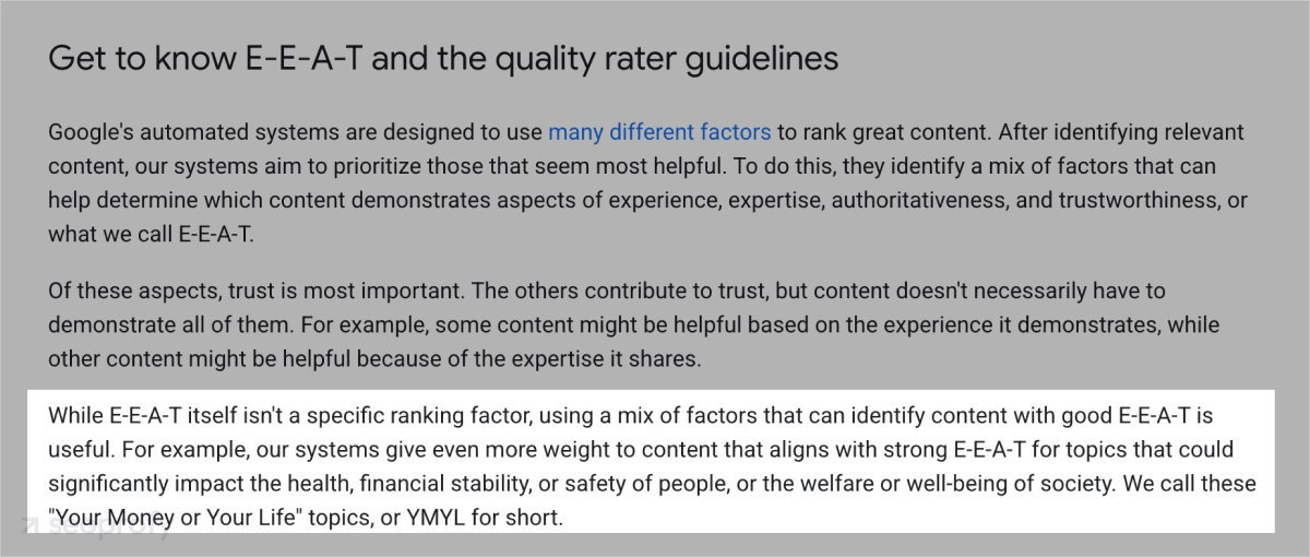 Get to know E-E-A-T and the quality rather guidelines