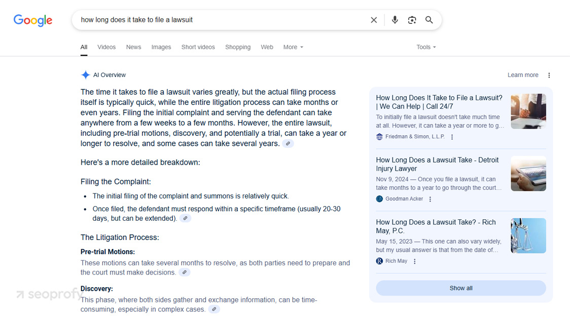 Aim for AI Overviews