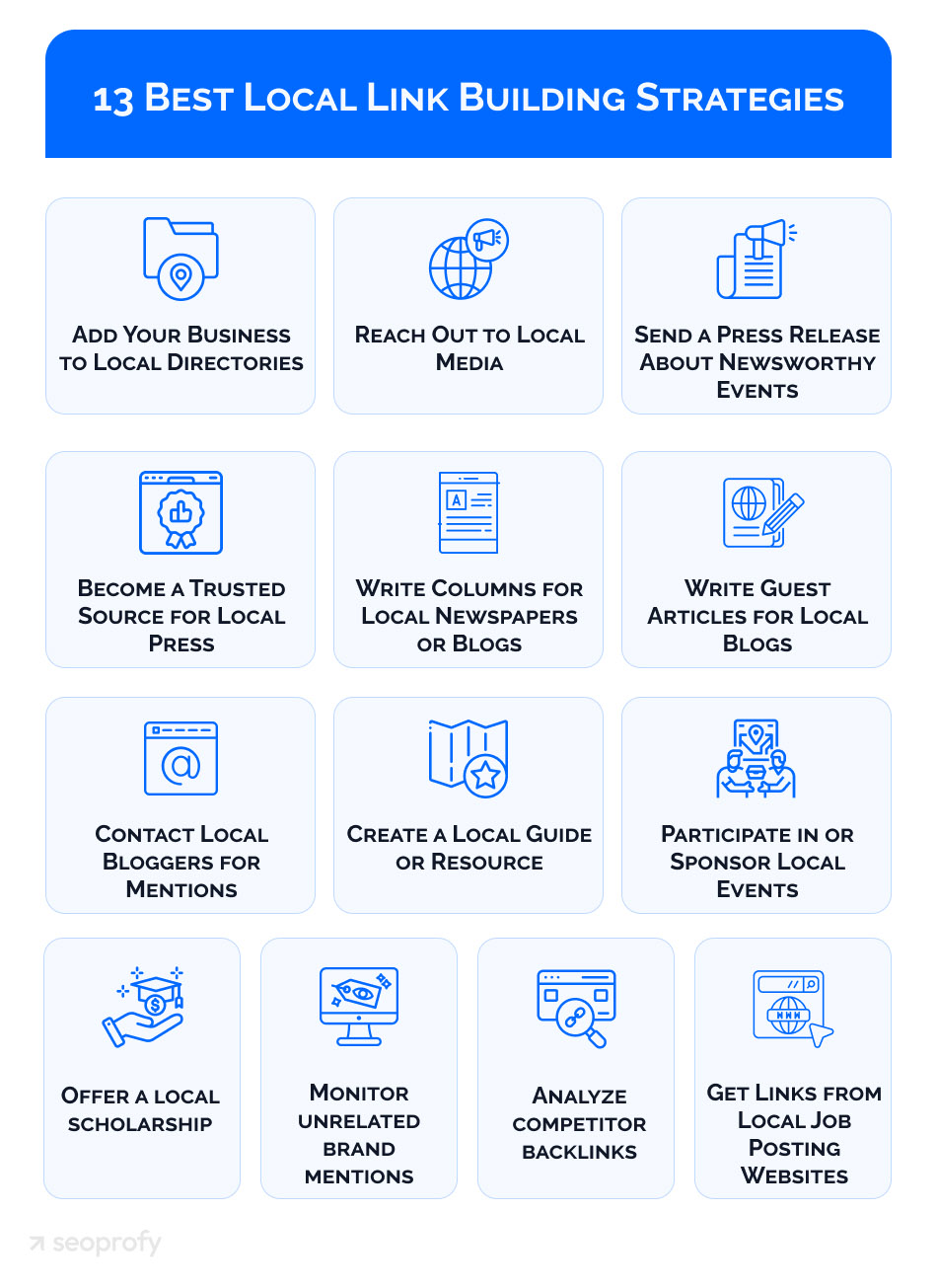 13 Best Local Link Building Strategies