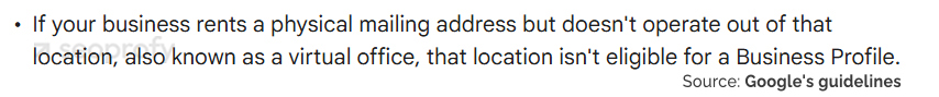 Avoid Virtual Offices