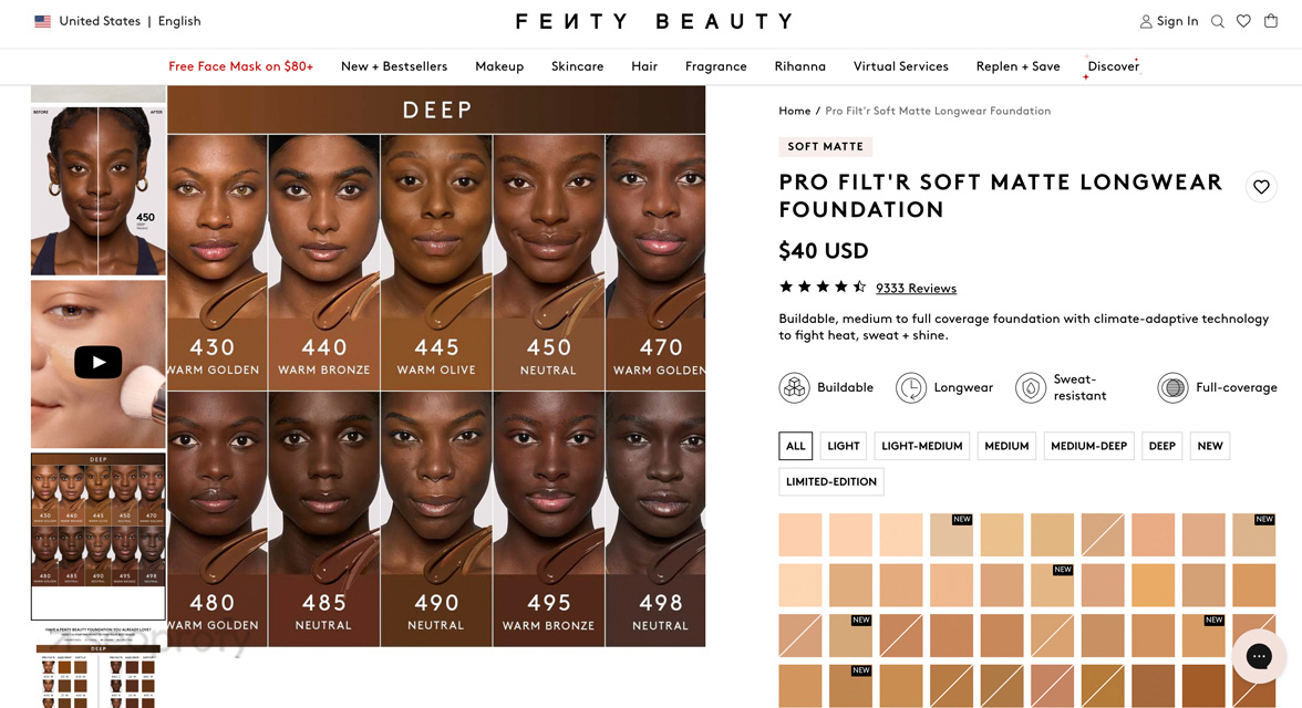 Fenty Beauty by Rihanna