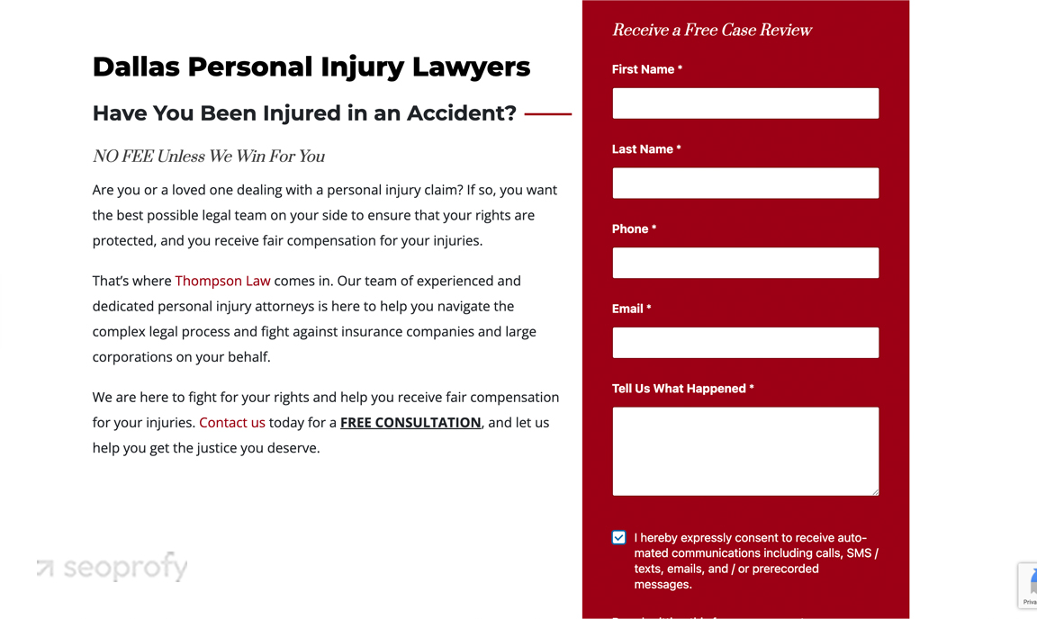 Optimize On-Page SEO for Injury Attorneys