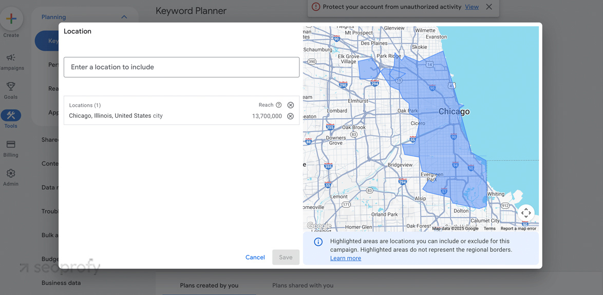 Google Keyword Planner