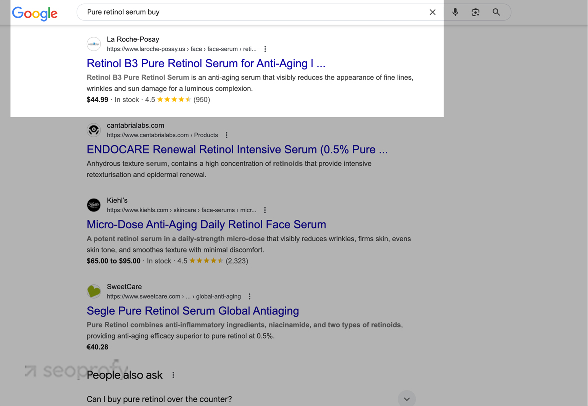 Send Transactional Keywords Directly to Optimized Product Pages