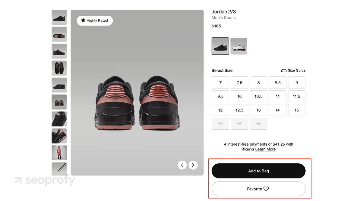 Product Page: Built for Direct Sales