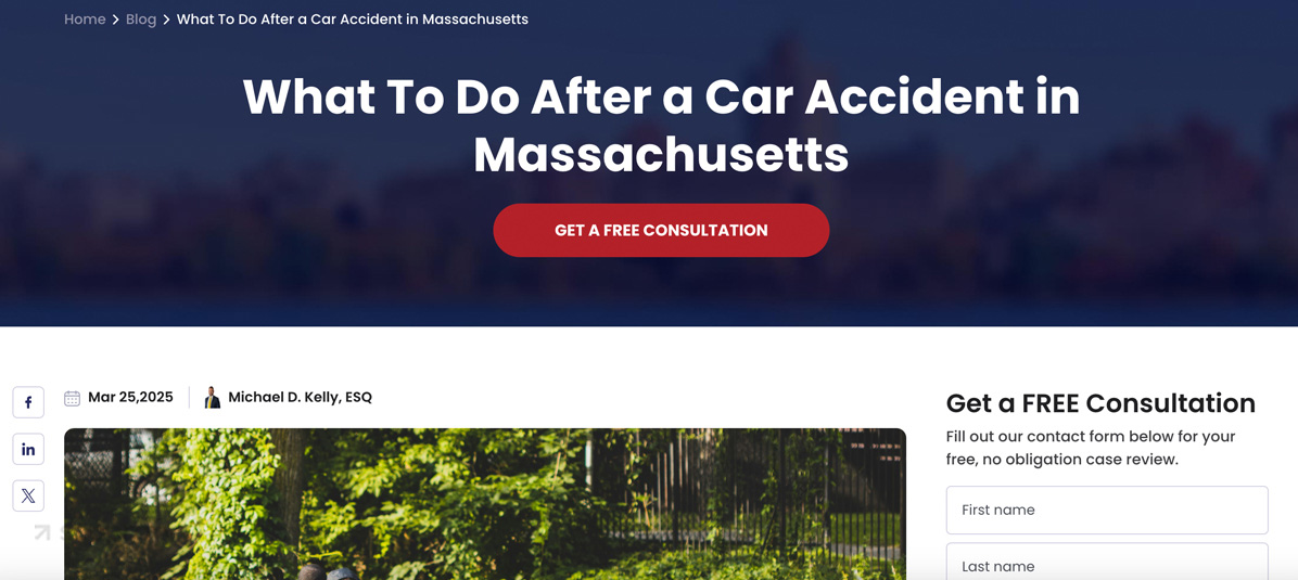 Content that targets people who may not yet realize they need an attorney
