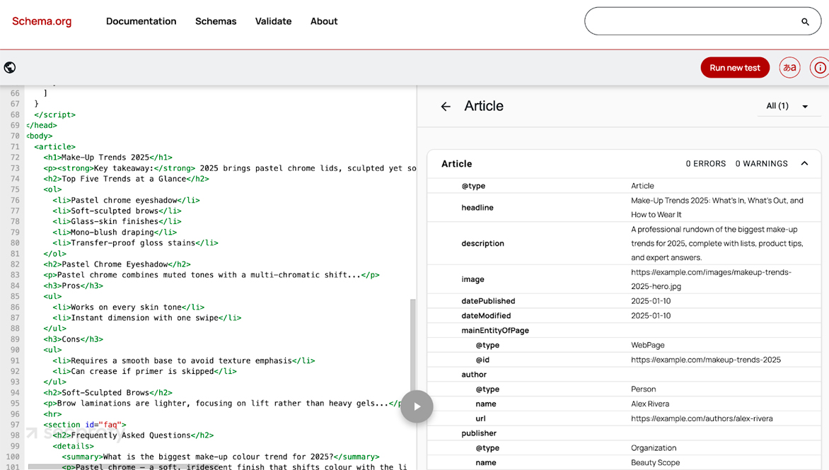 Knowledge Base Markup