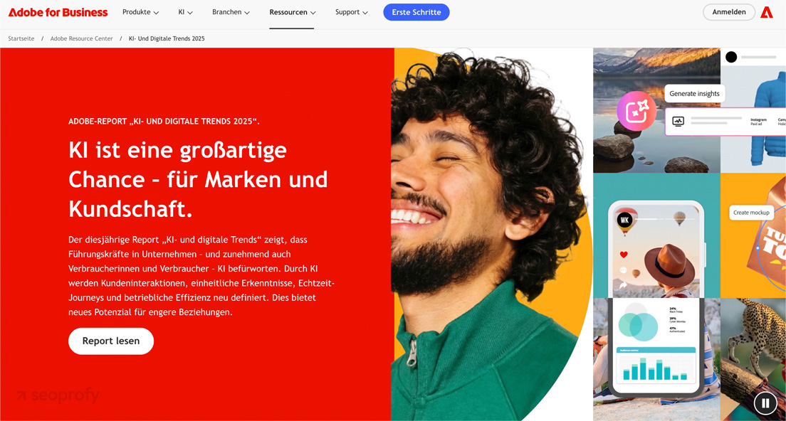 Adobe’s AI and Digital Trends Report in German