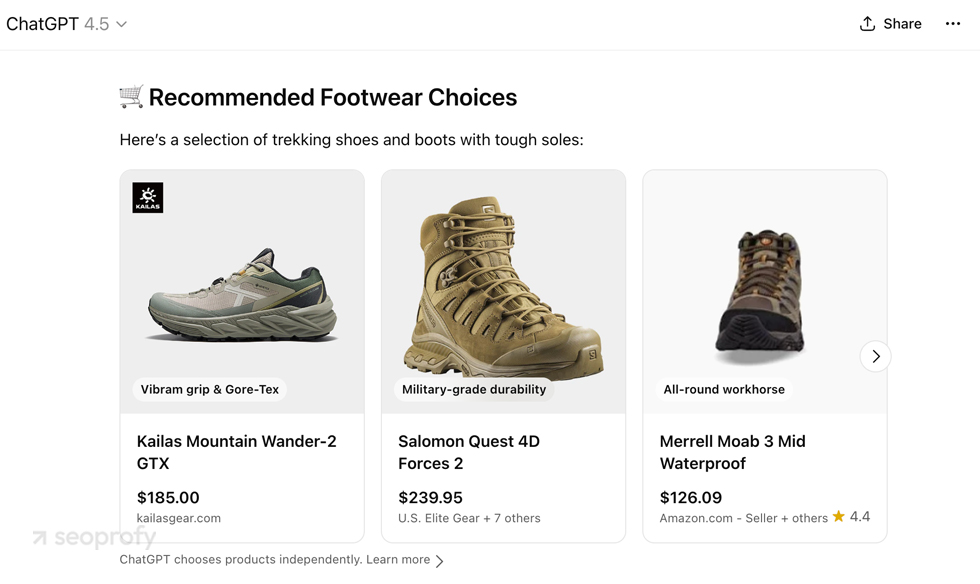 Personalized Product Recommendations Directly Inside the Conversation