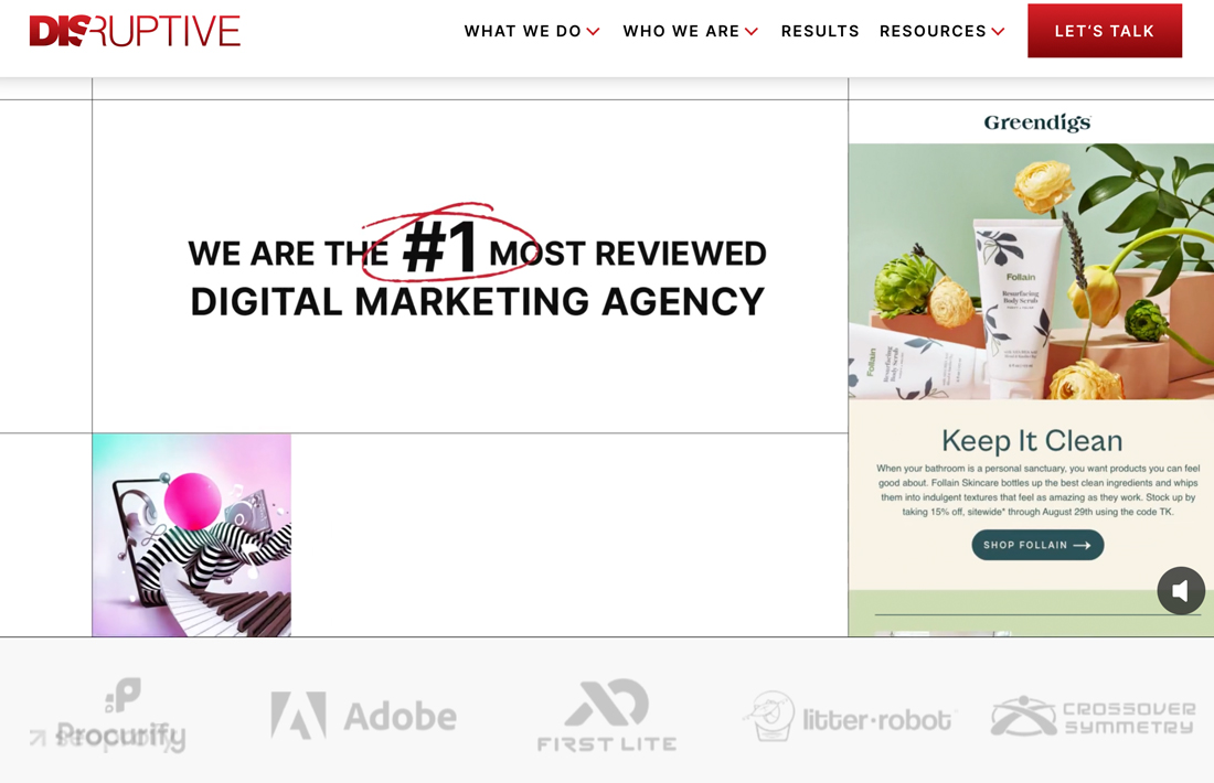 Disruptive Advertising