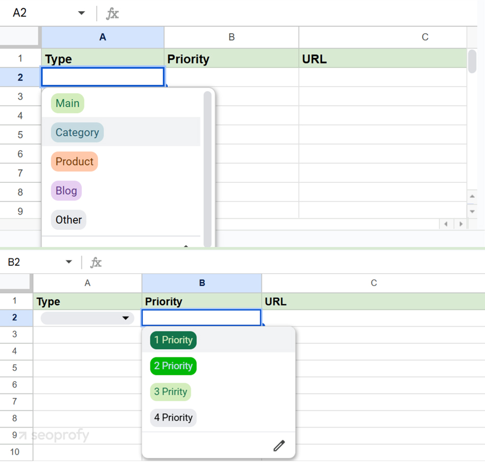 Simple Spreadsheet