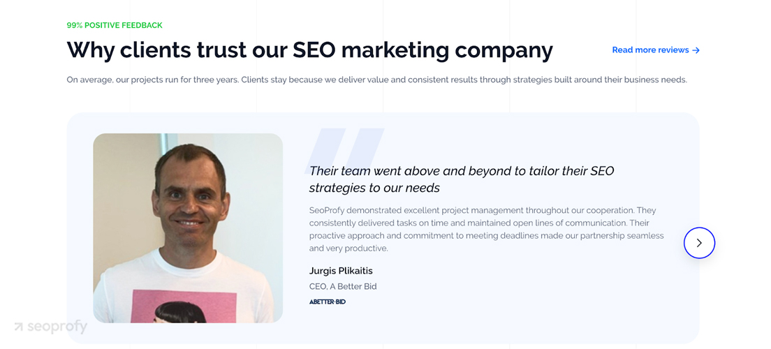 Why Clients Trust SeoProfy SEO Marketing Company