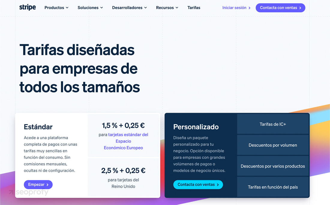 Spanish Localization at Stripe Site