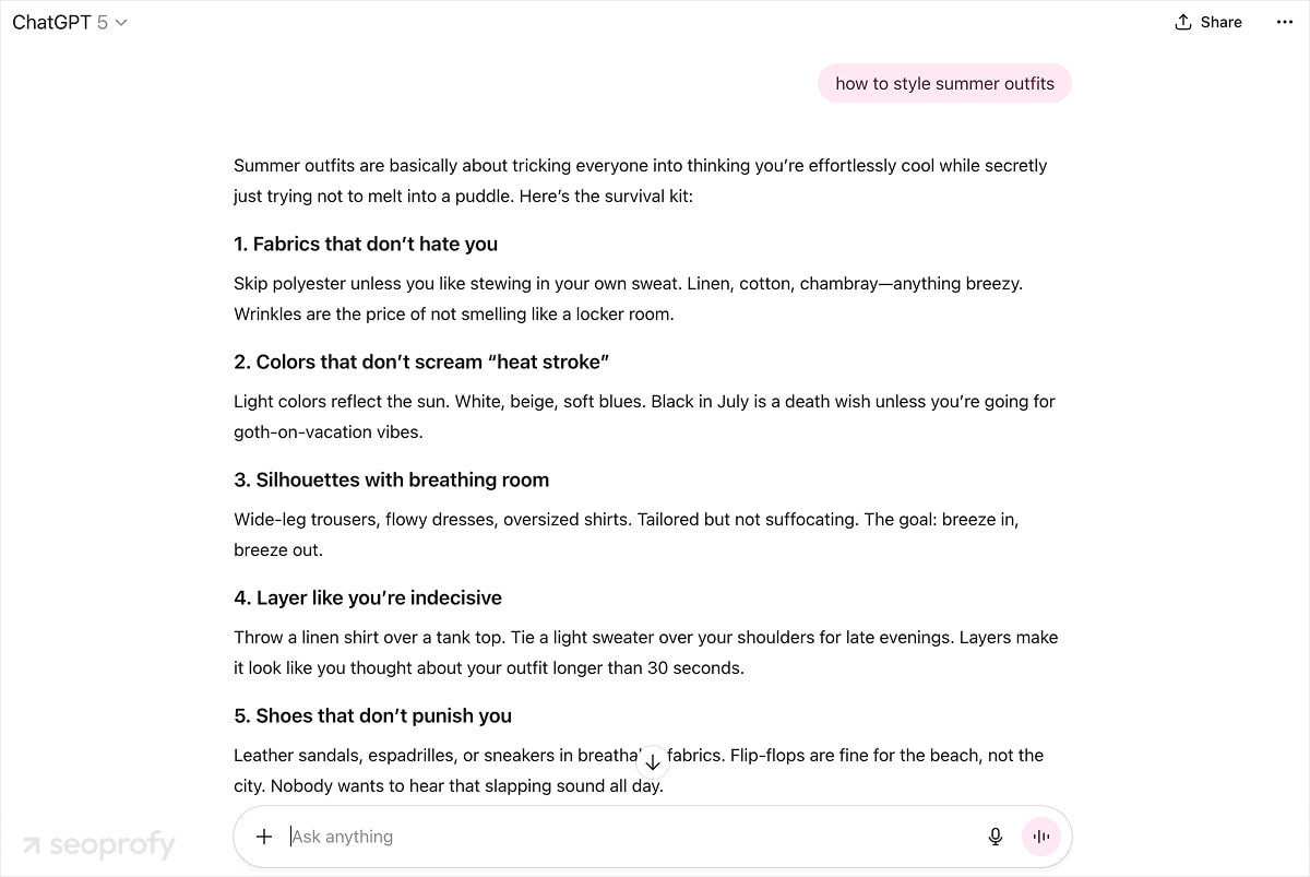 ChatGPT Answers