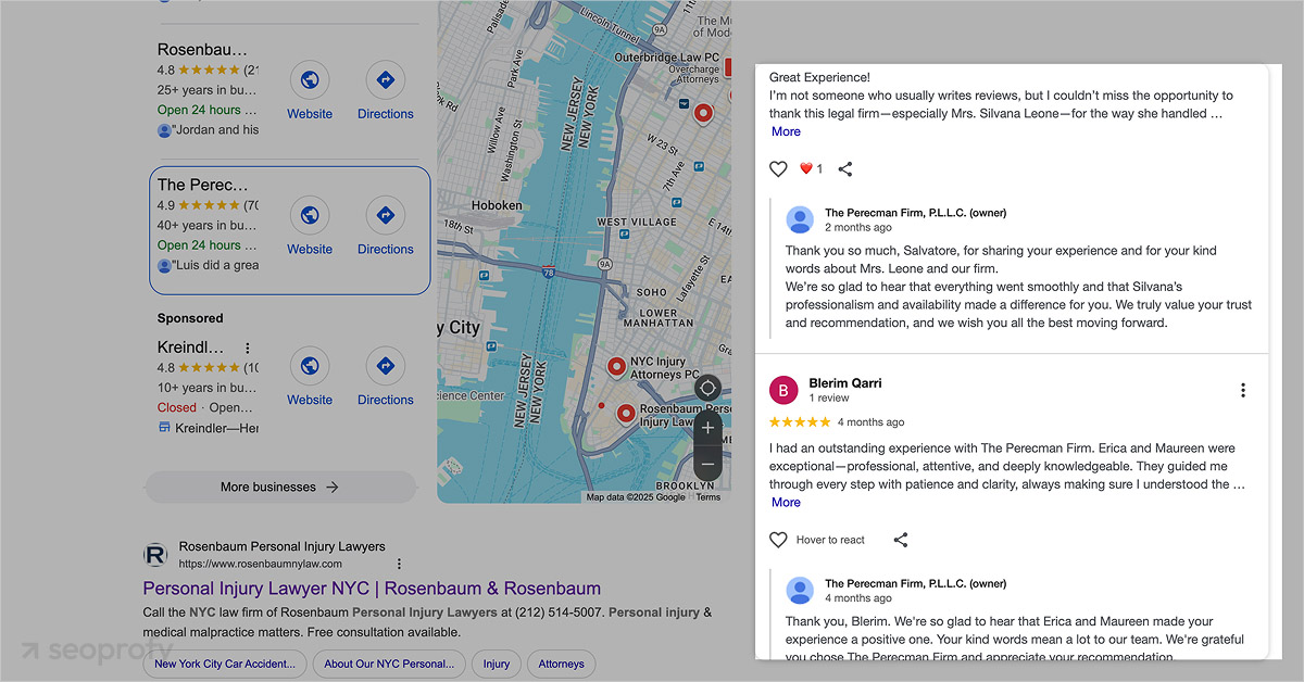 Track and Respond to Testimonial