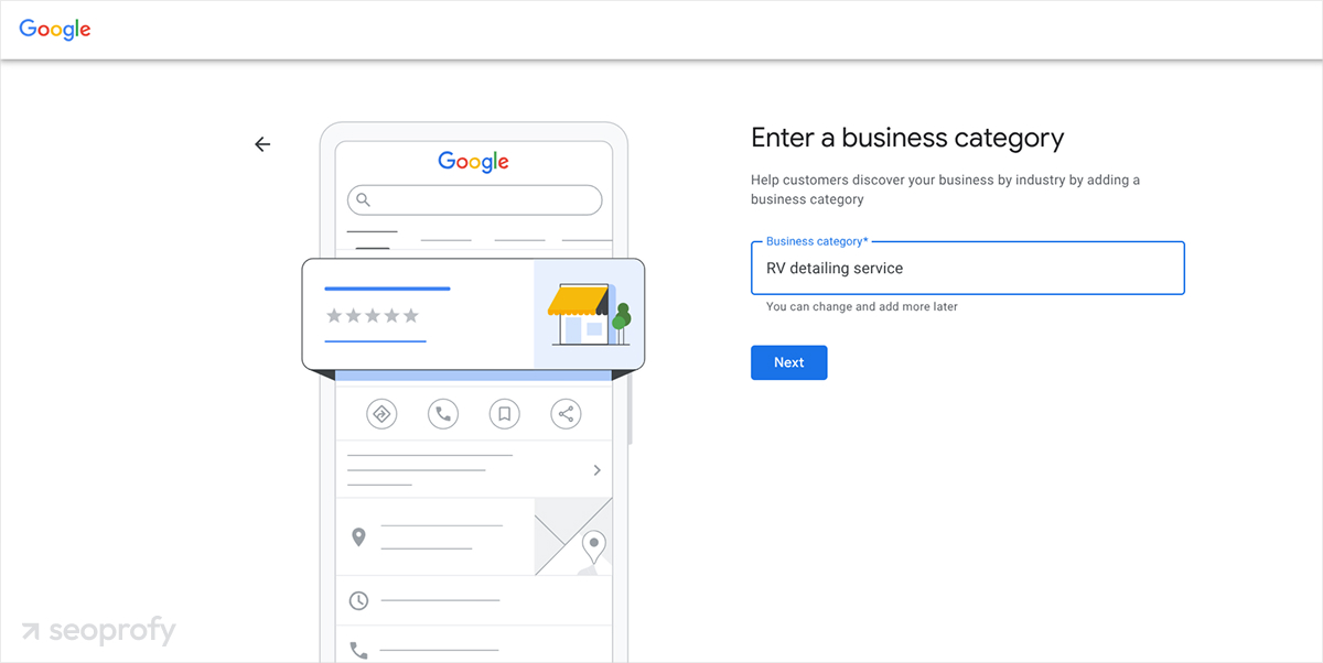 Select Relevant Service Areas