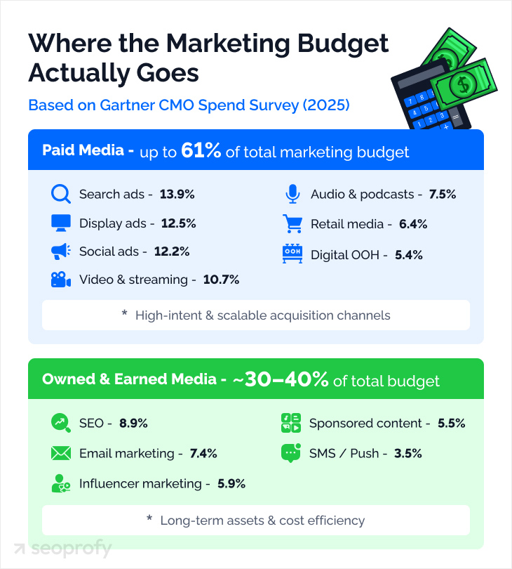 Where the Marketing Budget Actually Goes