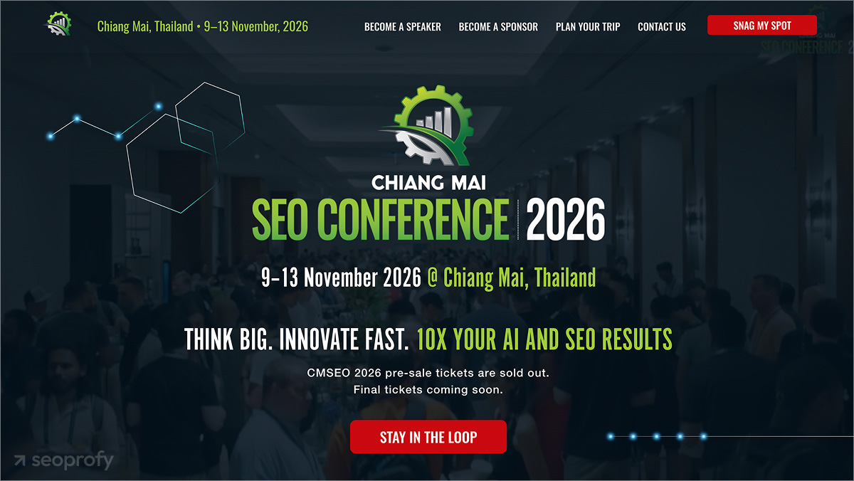 Chiang Mai SEO Conference