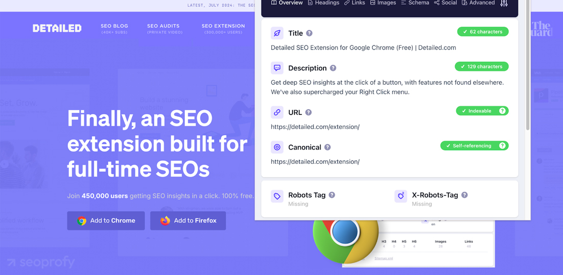 Detailed SEO Extension