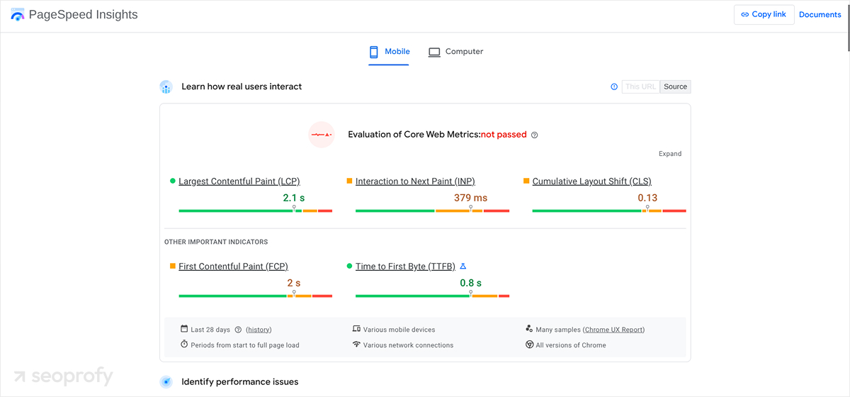 Mobile Optimization and Performance