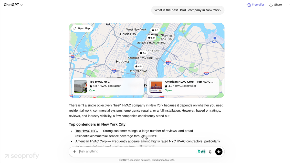 What Determines AI Visibility for Local Businesses
