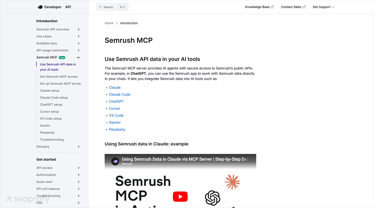 Semrush MCP Server