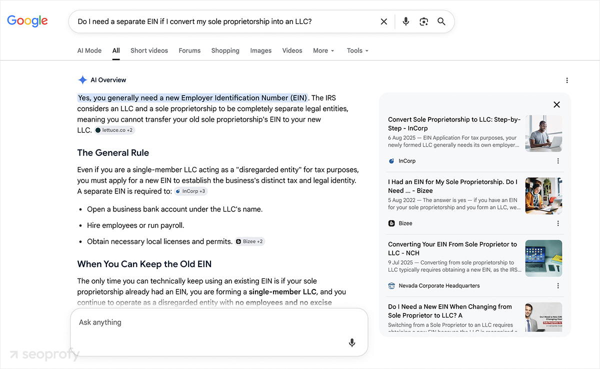 Google AI Overviews