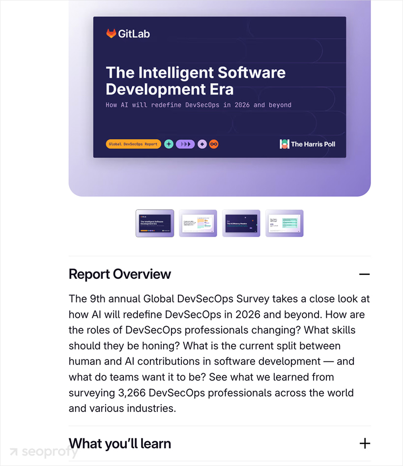 GitLab’s Global DevSecOps Survey
