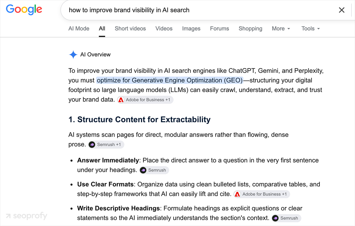 Structure Content So AI Can Extract It