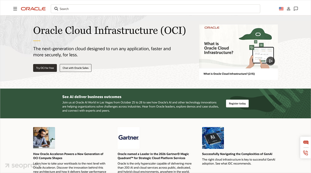 Oracle Cloud Infrastructure