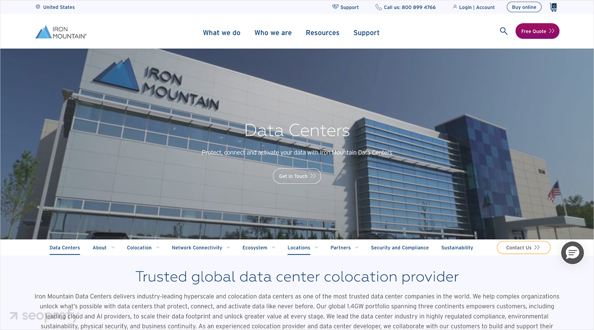 Iron Mountain Data Centers