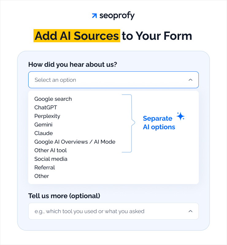 Add Self-Reported Attribution to Your Forms